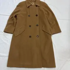 Aquascutum アカスキュータム　ロングコート カシミア混　M 難ありのサムネイル