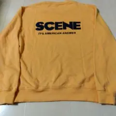 SCENE スウェット トレーナー オレンジ