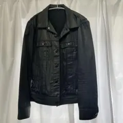 ブラックデニムジャケット ジュン