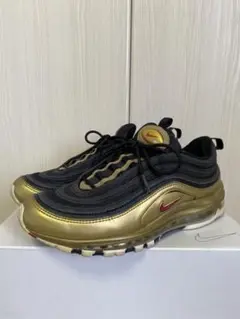 NIKE AIR MAX 97 QS ブラック&ゴールド　27.5cm