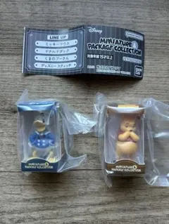 ディズニー ミニチュア＆パッケージコレクション 2体セット