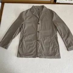 【美品】MUJI 無印良品 3ボタンジャケット XLサイズ ベージュ 春秋