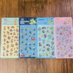 【正規品】ぷくぷくシール　4種セット