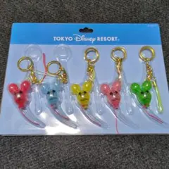 東京ディズニーリゾート ミッキーマウスキーホルダー5個セット