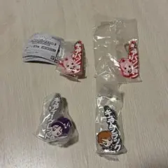 プリキュアオールスターズ　カプセルラバーマスコット　4点セット