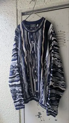 TUNDRA 3Dニット 総柄 立体編み 90s 常田大希