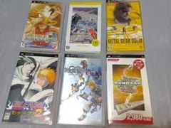 PSP ワンピース　ガンダム　ベイブレード等　6本セット