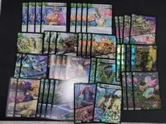 全国優勝】緑単キャベッジ(緑単グランセクト) 40枚デッキ 【デュエマ