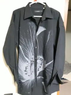 K*.様 CIVARIZE 長袖シャツ 花柄 ブラック サイズ46のサムネイル