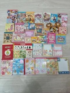 【まとめ売り】平成レトロ　メモ帳　レターセット