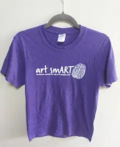 PORTS＆COMPANY art smART パープル プリントTシャツ L
