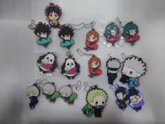 呪術廻戦 ラバーキーホルダー　セット 伏黒恵 釘崎野薔薇 狗巻棘 アニメ