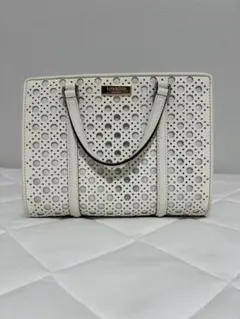 kate spade NEW YORK ハンドバッグ パンチング ホワイトのサムネイル