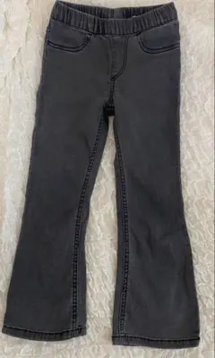 h&m フレアパンツ　　ストレッチ　フレアデニム　3-4Y 100 110