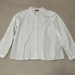 earth music&ecology レース襟長袖ブラウス