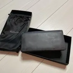 Raffaello ブラック レザー 長財布のサムネイル