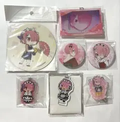 リゼロ ラム くじ引き堂 ハート缶バッジ 2点 - メルカリ