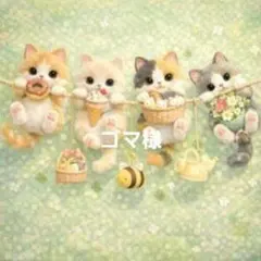 オーダーページ ハンカチ12ねこちゃん柄 ハンドメイド5/16 - メルカリ