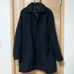 GLOBAL WORK ステンカラーコート ネイビー　濃紺