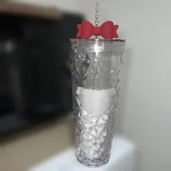 箱付き スタバ リボン タンブラー 海外輸入