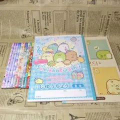 すみっコぐらし メモ帳と色鉛筆セット