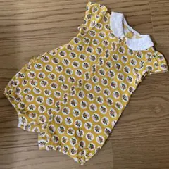 little sunny ロンパース　60-70 黄色　花柄