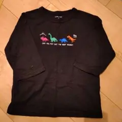 GLOBAL WORK 恐竜プリント 七分袖カットソー 120
