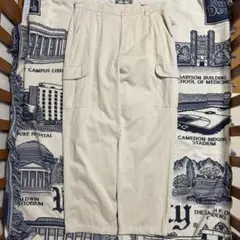 【ベージュでカーゴなのレア】90s chaps スケーター　ストリート　バギー