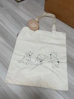 くまのプーさん トートバッグ アイボリー