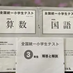 全国統一小学生3年生テスト