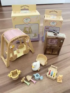シルバニアファミリー 赤ちゃんブランコセット　テレビ