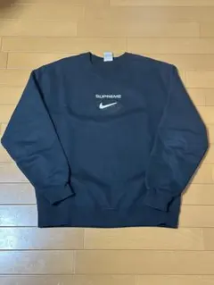 【希少】NIKE×Supreme ブラック　スウェット