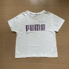 PUMA 女の子　ホワイト Tシャツ　140