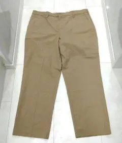 UniFirstSofTwillワークパンツチノ42×30ベージュBIGサイズ