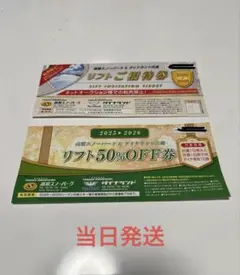 高鷲スノーパークダイナランド　共通リフト券2枚 高鷲スノーパーク&ダイナランド共通 リフト券 春割 1枚 - メルカリ