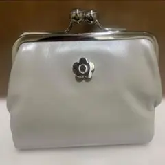 MARY QUANT フレンチシームガマロ ウォレット ブラック財布 がま口