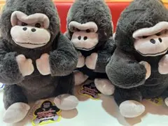 新品未使用 ウホウホゴリラのゴリくん　3体