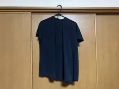 GU ジーユー　エアリーバンドカラーシャツ　(半袖)のサムネイル