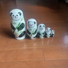 パンダ マトリョーシカ 5個セット