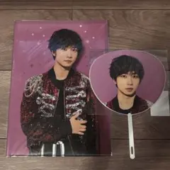 TravisJapan 中村海人　サマパラ ミニうちわ　クリアファイルセット売り