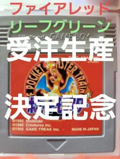 ポケットモンスター ファイアレッド 特別版 リーフグリーン の原点の赤