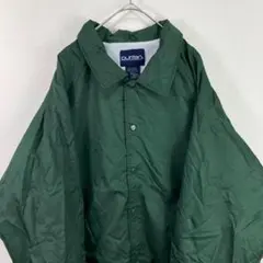USA古着 00s puritan コーチジャケット ナイロンジャケット 緑