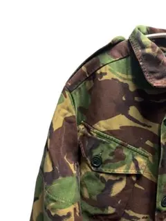 475 迷彩 ミリタリージャケット 迷彩柄 4ポケット　ユーロ古着　イギリス