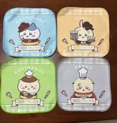 ちいかわ　ココス　第2弾ミニタオル（ハチワレ、うさぎ、くりまんじゅう、ラッコ）