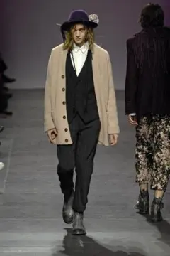 ANN DEMEULEMEESTER2008AWゆったりめカーディガンピンクXSのサムネイル