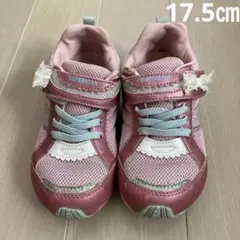 moon STAR ムーンスター　キッズ　スニーカー　ピンク　女の子　17.5㎝