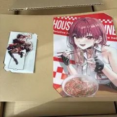 ル*カ様 宝鐘マリン 即席カップ麺 （グッズのみ）アクリルスタンド＆クリアファイ