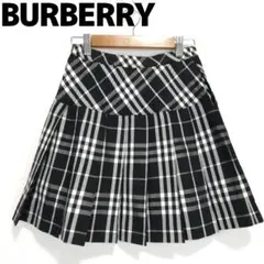 BURBERRY ノバチェック スカート ミニスカート 三陽商会 黒 バーバリー