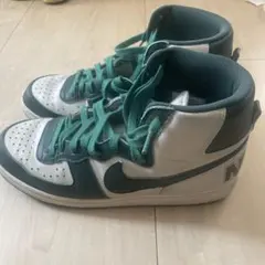 NIKE ハイカットスニーカー ホワイト グリーンのサムネイル