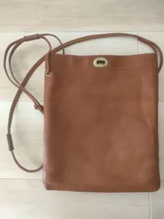 【美品】SLOW スロウ bono ミニショルダーバッグ オーク 栃木レザーのサムネイル